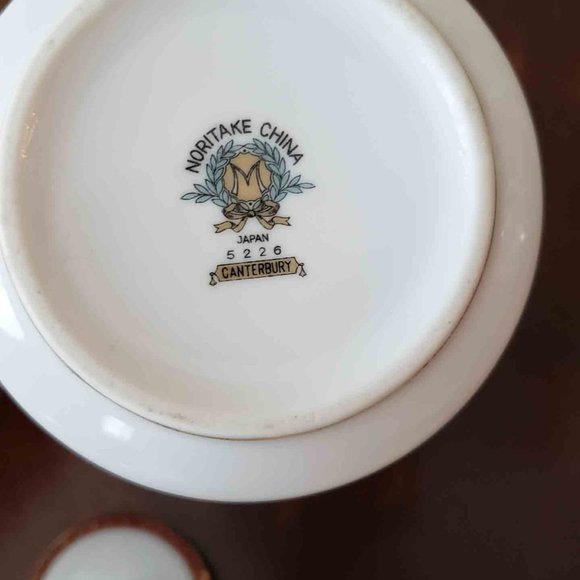 Vintage Noritake Canterbury Porcelain Teapot Small Floral - Picture 4 of 4